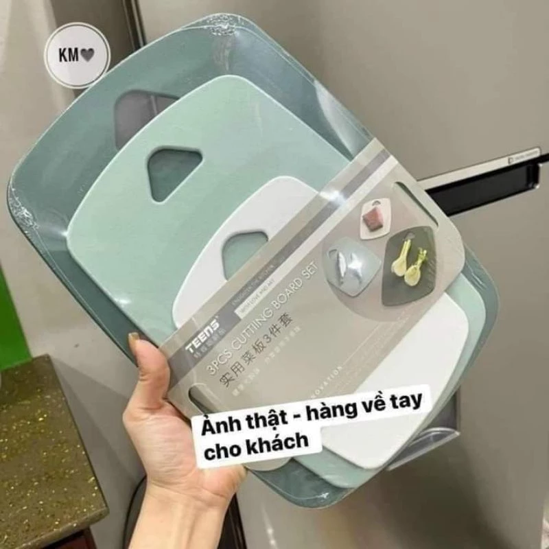 SÉT 3 THỚT NHỰA KHÁNG KHUẨN