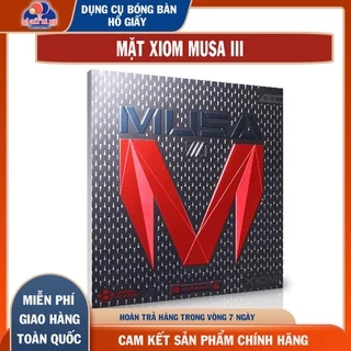 [ FREE SHIP ] Mặt Vợt Bóng Bàn XIOM Musa III Công nghệ Hyper Elasto Made in Germany 79-045