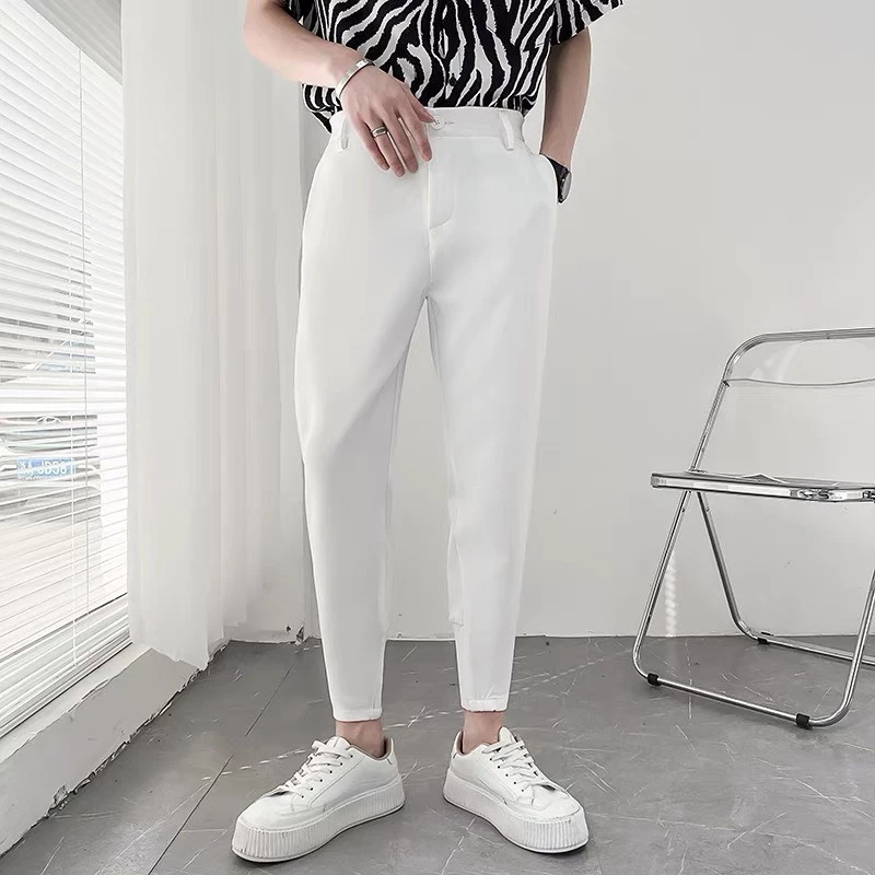 Quần Tây Nam Vải Cotton Lụa Co Giãn Dáng Body Hàn Quốc Vải Đẹp Quần Âu X2-C2 QTN