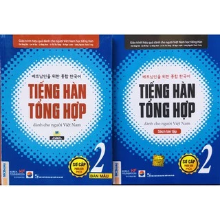 Sách Tiếng Hàn Tổng Hợp Dành Cho Người Việt Nam Sơ Cấp 2 bản 4 màu (SGK + SBT)