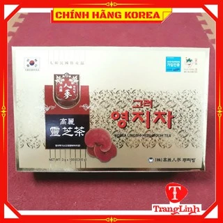 Trà linh chi hàn quốc Lingshi đặc biệt, hộp 100 gói - tranglinhkorea