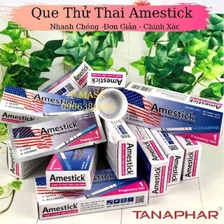 Combo 6 que thử thai AMESTICK phát hiện thai sớm - Que thử thai TANAPHAR AMESTICK tiện lợi, chính xác cao (6 que)