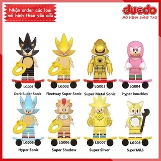 Minifigures các nhân vật trong nhím Sonic the Hedgehog - Đồ chơi Lắp ghép Xếp hình Mini Mô hình LG1001 WM