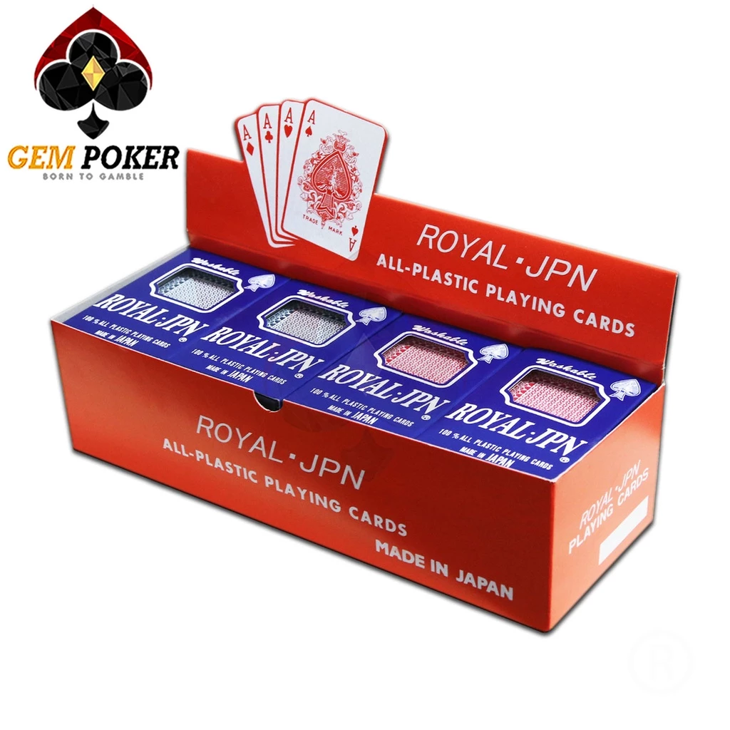 🃏 BÀI TÂY NHỰA ROYAL NHẬT BẢN CAO CẤP - 1 HỘP 12 BỘ 🃏