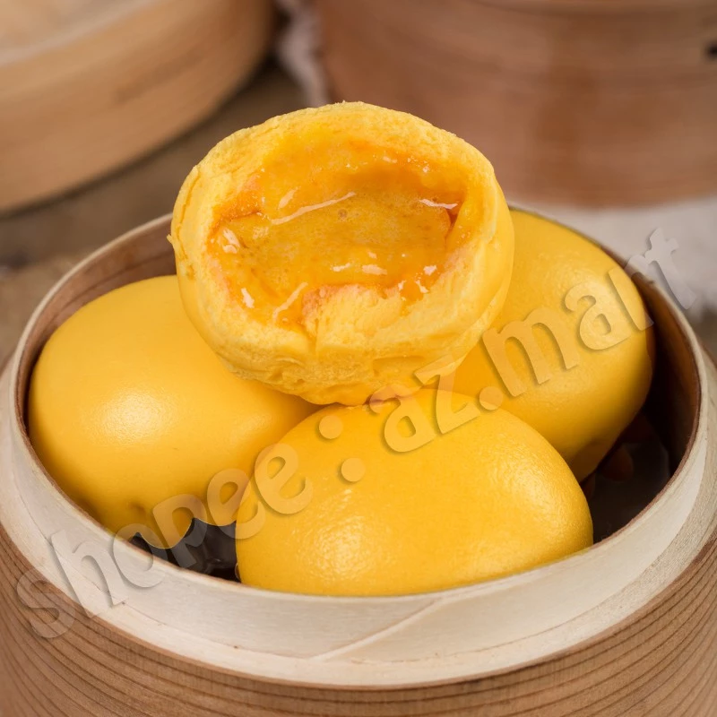 Bánh Bao Kim Sa Trứng Muối Tan Chảy Dimsum Quảng Đông