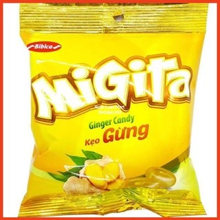 Kẹo gừng cứng Migita 70gr Bibica ( 24 viên)