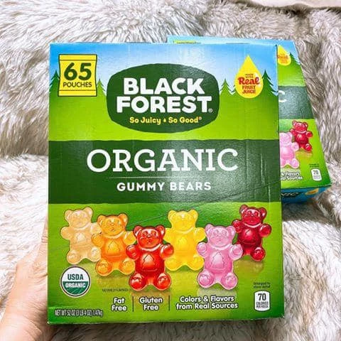 Kẹo Dẻo Hình Gấu Hương Vị Trái Cây Black Forest Gummy Bears Cho Bé