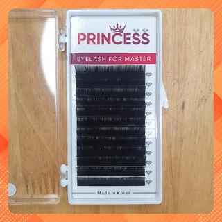 Mi khay lụa PRINCESS 0.07 độ cong C, CC, D - Chất mi đẹp, mềm, dễ bắt keo.