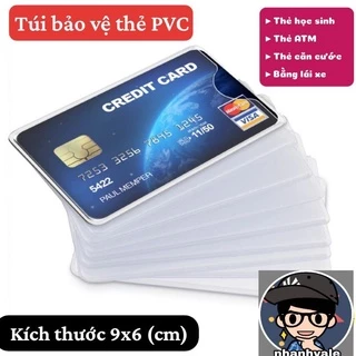 [1 cái] Vỏ bọc thẻ ATM, bao túi đựng thẻ sinh viên, học sinh, name card, card visit, CMND, căn cước công dân, CCCD