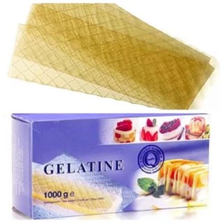 10 Lá Gelatine (làm bánh, kẹo) - Saigonfood