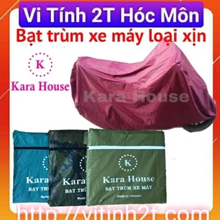 ( Hỏa tốc TpHCM) Bạc trùm xe máy KARA HOUSE hàng việt nam bạt trùm xe máy