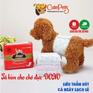 Bỉm cho chó đực DONO Tã quấn bụng chó đực - CutePets Phụ kiện thú cưng Pet shop Hà Nội