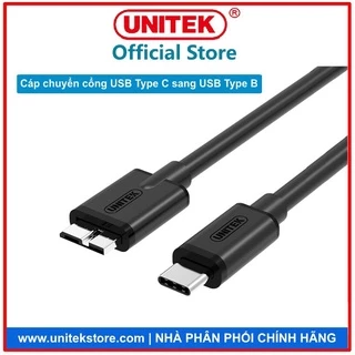 Cáp chuyển USB Type-C sang Micro USB Unitek Y-C475BK dài 1m - dùng cho ổ cứng di động