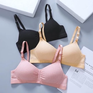 👙 Áo Lót Nữ Cotton Cao Cấp Không Gọng Mỏng Nâng Ngực 136 👙