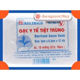 GẠC Y TẾ TIỆT TRÙNG BẢO THẠCH (2 kích cỡ)