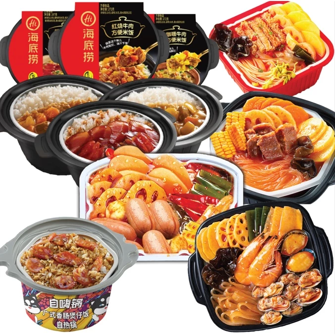 Lẩu tự sôi - cơm tự sôi đầy đủ vị