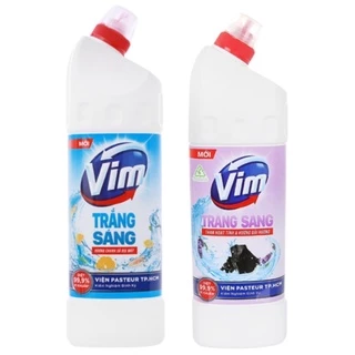 GEL TẨY RỬA BỒN CẦU VÀ NHÀ TẮM VIM TRẮNG SÁNG HƯƠNG CHANH SẢ - OẢI HƯƠNG 880ML