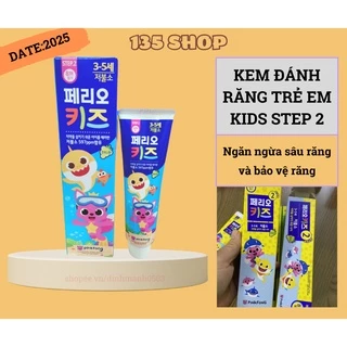 Kem Đánh Răng Trẻ Em Perioe Kids Step 2 Pinkfong Dành Cho Bé 3-5 Tuổi 75g – Hương Trái Cây Nhập Khẩu Hàn Quốc