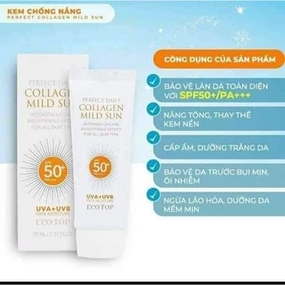 Kem chống nắng Colagen mild sun sps 50+