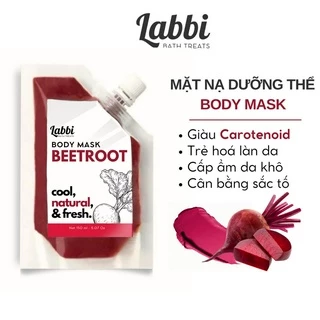 Mặt nạ dưỡng thể Củ dền - BEETROOT BODY MASK - Labbi Bath Treats