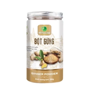 Bột Gừng sấy lạnh nguyên chất NTPowder 200g / 100g - Nhất Tín Food