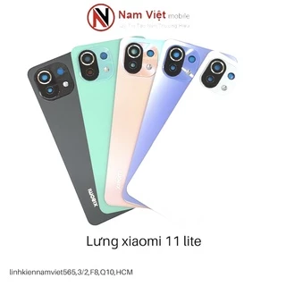 Nắp lưng Xiaomi 11 lite kèm kính camera