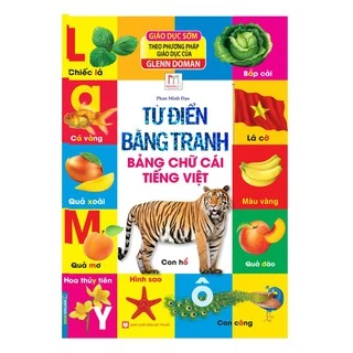 Sách - Từ điển bằng tranh - Bảng chữ cái Tiếng Việt ( bìa ruột cứng)