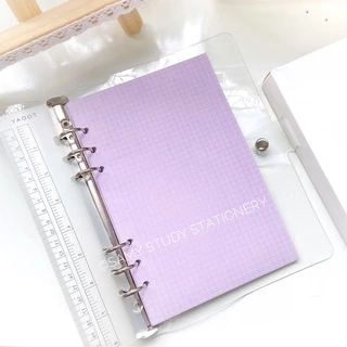 GIẤY REFILL SỔ CÒNG BINDER SIZE A5 Planner Take Note Trang Trí Sổ Tay Bullet Journal Take notes