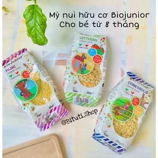 Mỳ nui rau củ hữu cơ BioJunior cho bé từ 8tháng