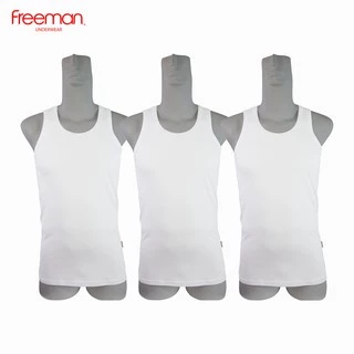 Áo thun ba lỗ nam Freeman, chất liệu cotton thông thoáng ASF208 [Combo 3]