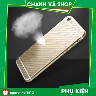 Miếng dán mặt lưng cacbon/carbon/ppf bảo vệ điện thoại iphone 6/6s/7/7plus/8/8plus/plus/x/xr/xs/11/12/13/pro/max