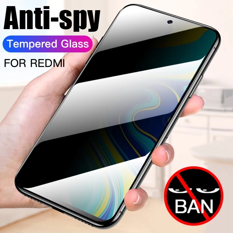 Kính cường lực chống gián điệp Xiaomi 11T 12T 13T Redmi Note 13 12s 11s 10s 9S 8 Pro Max Turbo 12C 10A 10C A2 Plus Poco F5 X5 M5s M3 F3 X3 GT Pro Mi 11 Lite Bảo vệ màn hình riêng tư