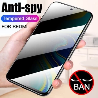 Kính cường lực chống gián điệp Xiaomi 11T 12T 13T Redmi Note 13 12s 11s 10s 9S 8 Pro Max Turbo 12C 10A 10C A2 Plus Poco F5 X5 M5s M3 F3 X3 GT Pro Mi 11 Lite Bảo vệ màn hình riêng tư