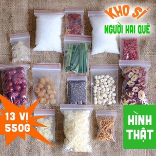 Chè dưỡng nhan 13 vị 550g nấu được 25 - 30 chén | Kho sỉ Người Hai Quê - Haique Food