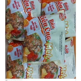 1 thùng bún riêu cua ăn liền Melofood-Garlica (20 gói)