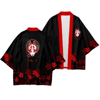 Áo Khoác Kimono Dáng Rộng In Hình Rồng Graffiti 3D 7 Màu Thời Trang Mùa Hè