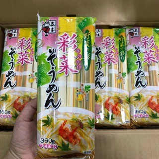 (Date 06/2028) Mỳ somen ngũ sắc vị rau củ 320g cho bé.