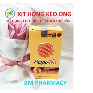 Xịt họng keo ong PROPOBEE SPRAY, giúp làm dịu các cơn ho, ngứa họng, đau rát họng, giảm nhiệt miệng, sâu răng, hôi miệng