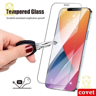 COVET Kính Cường Lực Bảo Vệ Màn Hình Cho iPhone 11 12 13 Pro Max 12 mini X XS Max XR 6 6s 7 8 Plus SE 2020