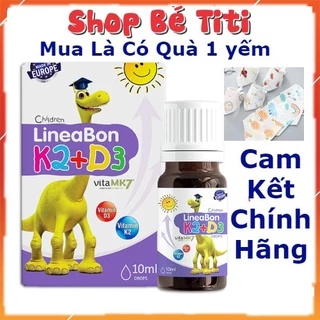 LineaBon K2D3 Bổ sung Vitamin D3 K2 Tăng cường hấp thu canxi tối đa [Date mới]