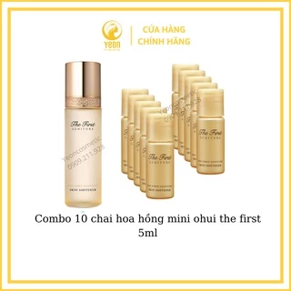 Combo 10 chai hoa hồng mini ohui the first 5ml