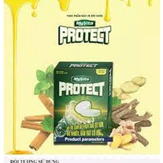 Viên ngậm MyVita Protect - Sát trùng mũi họng, bổ phế - Giảm ho, đau rát cổ họng, khản tiếng, ho đờm (Hộp 30 viên):