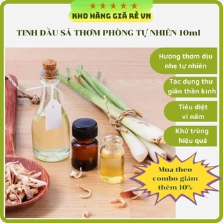 Tinh dầu sả nguyên chất tác dụng đuổi muỗi xông thơm phòng thư giãn tinh thần hoàn toàn tự nhiên