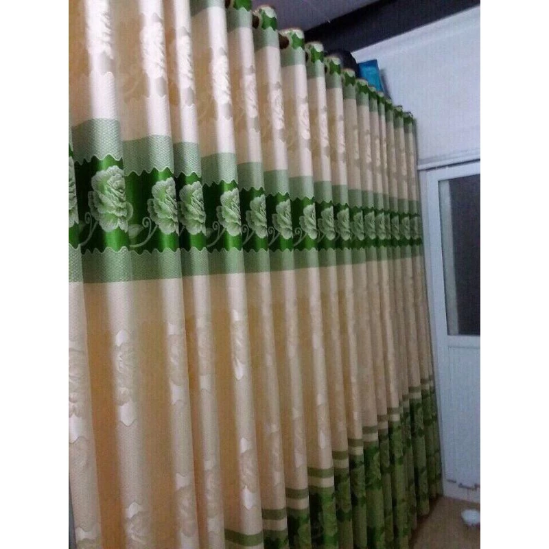 thanh lý rèm vải gấm rộng 3m cao 2m50 đã may sẵn. hàng khoen lỗ.treo thanh.