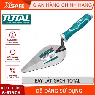 Bay lát gạch xây dựng TOTAL | bay lát gạch thợ hồ kích thước 6"/160mm tay cầm bằng nhựa chắc chắn làm bằng phẳng