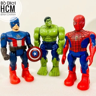 [CỬ ĐỘNG] Đồ chơi siêu anh hùng Marvel Hulk Người khổng lồ xanh, Spider man Người nhện, Captain American Đội trưởng mỹ