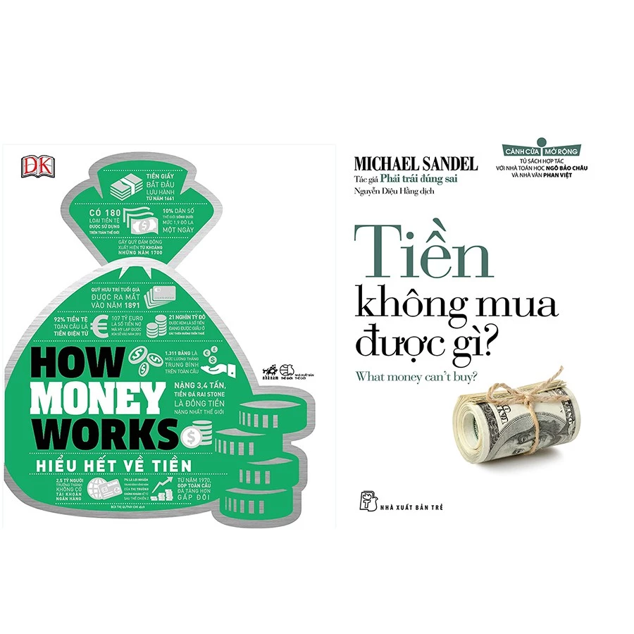 Sách - Combo hai cuốn:  How Money Works - Hiểu Hết Về Tiền+Tiền Không Mua Được Gì( Lẻ, Trọn bộ)