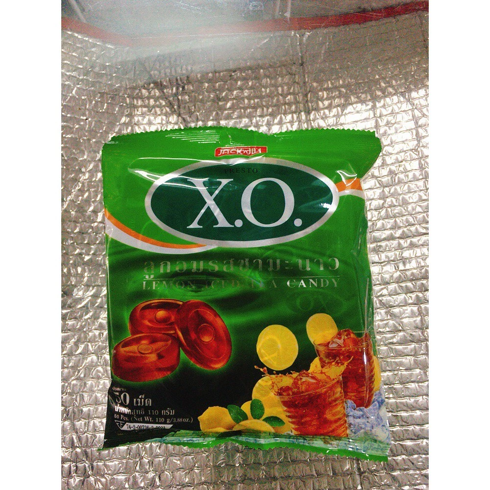 Kẹo X.O trà xanh chanh (50 viên)