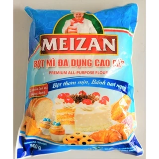 [Túi 500g] BỘT MÌ ĐA DỤNG CAO CẤP [VN] MEIZAN Premium all Purpose flour (halal)