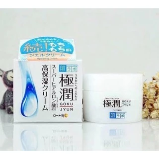 Kem dưỡng ẩm trắng da Hada Labo/Hadalabo Gokujyun Super Hyaluronic Cream 50G nội địa Nhật
